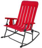 Chaise à bascule pliante d'extérieur