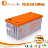 Felicity Solar batterie GEL 12V 200Ah orange gris