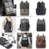 Sacs à dos en cuir multifonction pour ordinateur portable