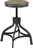 Tabouret en bois avec hauteur ajustable (50-64cm)