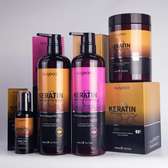 Augeo Coffret Kératine 4 soins cheveux 1000ml