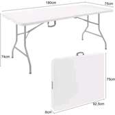 Table dressée 1m80 pliable