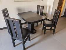 TABLE RECTANGLE BOIS MASSIF - x4 CHAISES