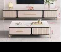 Ensemble table TV et table basse