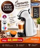 Nescafé Dolce Gusto Piccolo Machine à expresso, blanc