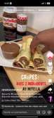 Crêpes Nutella moelleuses et savoureuses