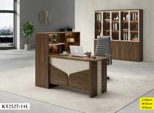 BUREAU DIRECTION EXÉCUTIF AVEC MEUBLE DE RANGEMENT LATÉRAL