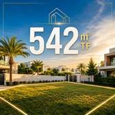 Terrain constructible 542 m² quartier résidentiel calme