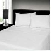 Drap coton blanc et 2 taies