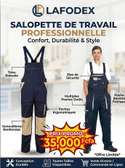 Salopette LAFODEX bleu marine foncé/gris, taille 44-50-52