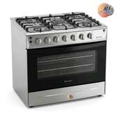 CUISINIERE TECNOLUX 5FEUX 80X60 GRIS TEC85