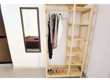ÉTAGÈRES - ARMOIRE - RANGEMENT en BOIS BRUT