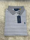 Ralph Lauren Polo Rayé Col Uni Neuf