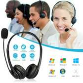 Casque USB filaire à réduction de bruit avec microphone