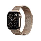 Apple Watch Series 11 Titane Bracelet Milanais Gold 42 mm