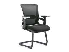 CHAISE VISITEUR A MAILLE 2301 V NOIRE