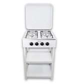Cuisinière à Gaz Avec Étagère - 4 Feux