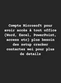 Compte Microsoft open access