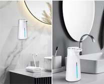 Distributeur savon automatique noir avec capteur infrarouge