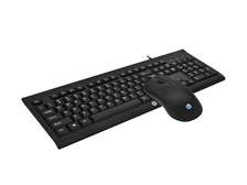 CLAVIER AZERTY+SOURIS HP USB Km100