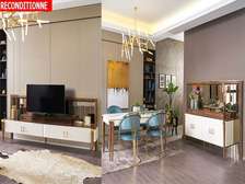 MEUBLE TV PARIS 210*44*180 +TABLE A MANGER
