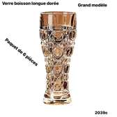 Verre boisson paquets de 6pcs