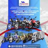 Daaba motos et tricycles robustes avec accessoires
