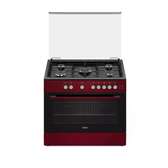 CUISINIERE HAIER 5FEUX 90X60 A GAZ ROUGE HCR6050EGR
