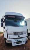 Renault DX460 8 roues camion semi remorque + plateau