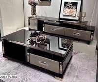 ENSEMBLE MEUBLE TV ET TABLE BASSE BRILLANTE - TV204+204