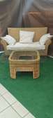 CANAPE ROTIN + TABLE