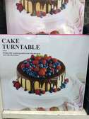 Support à gâteau tournant