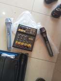 Table de mixage professionnelle avec 2 microphones