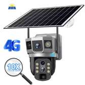 Caméra de sécurité extérieure solaire avec puce 4G, 12MP