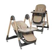 Chaise haute bébé 3en1 haut de gamme- mode repas et transat