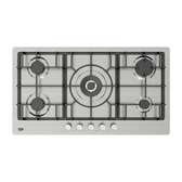 PLAQUE 5FEUX ENCASTRABLE BEKO 4F A GAZ 1F WOK INOX