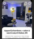 Appartements meublés Dakar sacré cœur 3( 2 chambres salon