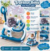 Trotteur Bébé avec  Siège et Activités