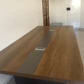 Table bureau bois massif 3.89mx 1.20 m 8 personnes