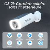 Caméra de Surveillance Solaire Extérieure Sans Fil