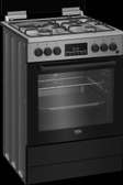 CUISINIERE BEKO MIXTE 3FEUX A GAZ 1 FEUX ELECTRIQUE