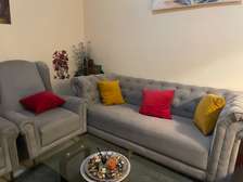 Salon canapé et fauteuil une place