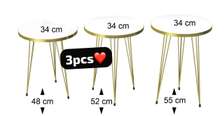 Table gigogne 3 pièces
