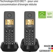 téléphones fixe sans fil duo - Gigaset PURE 120