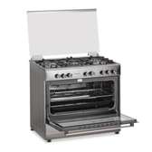 CUISINIERE ENDURO 5FEUX A GAZ 90X60 + GRILL DOUBLE BOUTON