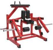 Machine musculation jambes rouge structure robuste