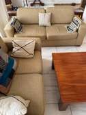 Salon 6 places + table basse bois massif