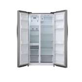 REFRIGERATEUR 655LITRES SHARP SIDE BY SIDE PORTES GRIS