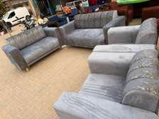 Salon en velours 7 Places