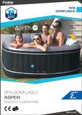 Netspa Aspen spa gonflable 4 personnes noir